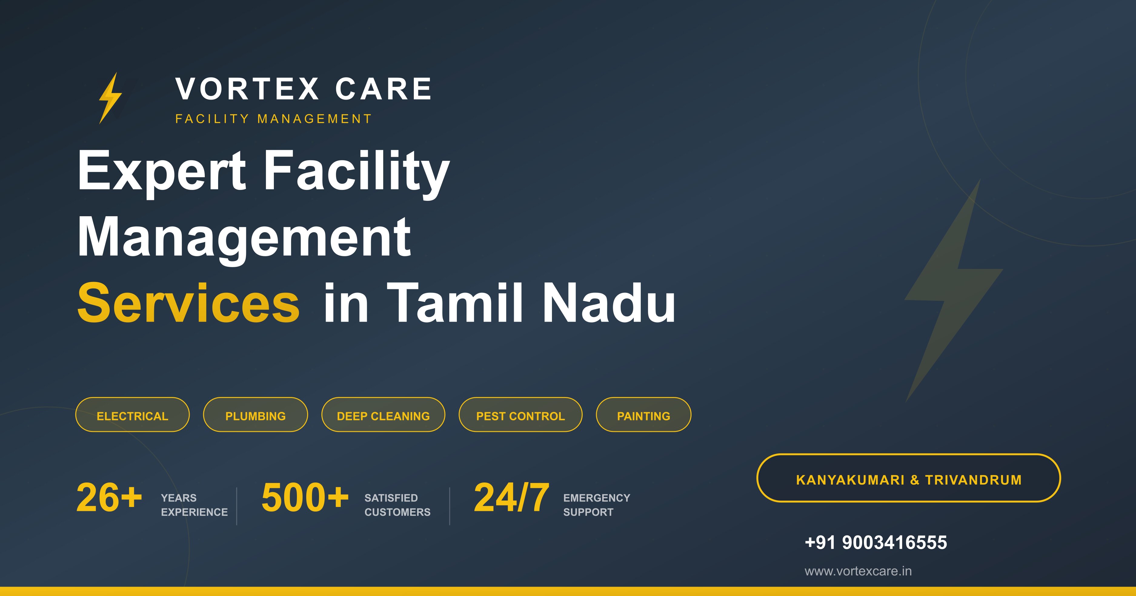 Best Electrical Services in Kanyakumari | Vortex Care
